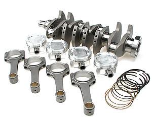 Eagle Chevy 350 1Pc 3.750in Crank 5.700in H-Beam -10cc 4.060in Pistons Rotating Assembly