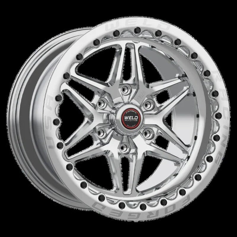 Weld 17x9.5 S81 6x135mm BS 6.2 (24 ET) Polish 3.54 ID Low Pad SBL-POLISH