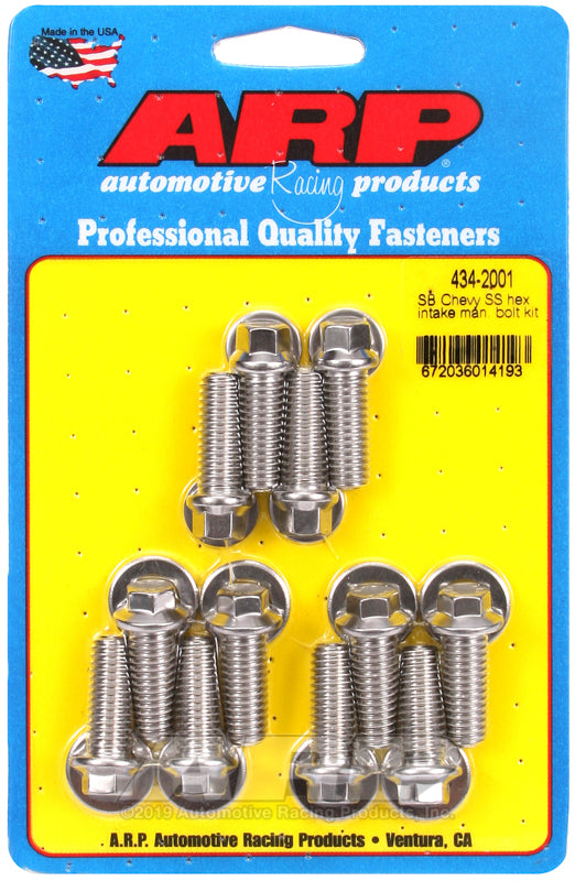 ARP SB Chevy SS Hex Intake Manifold Bolt Kit