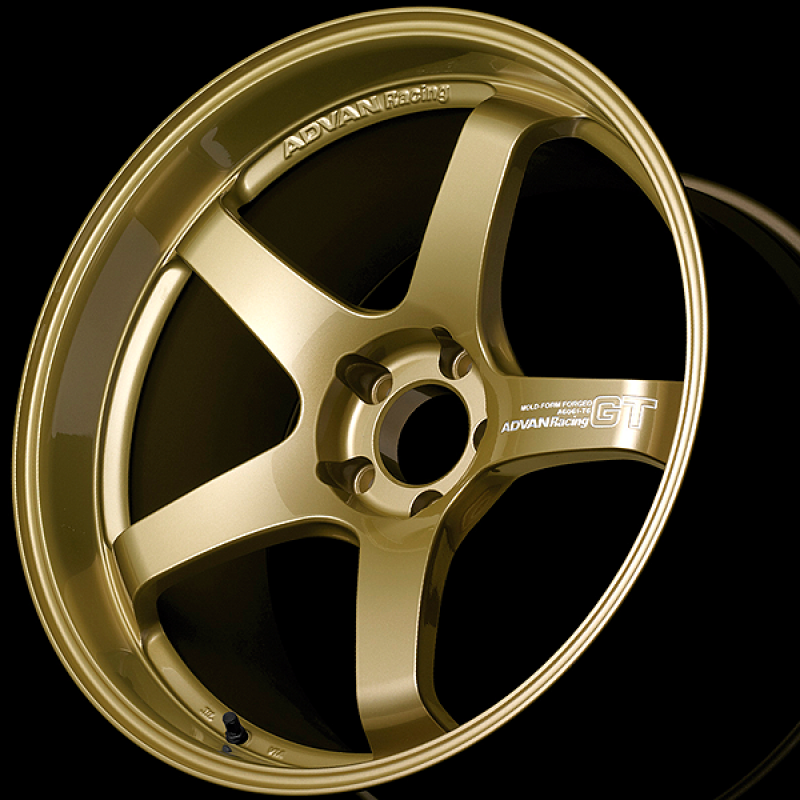 Advan GT for Porsche 18x12.0 / +47 Offset / 5-130 / 71.6mm Bore / Racing Gold Metallic