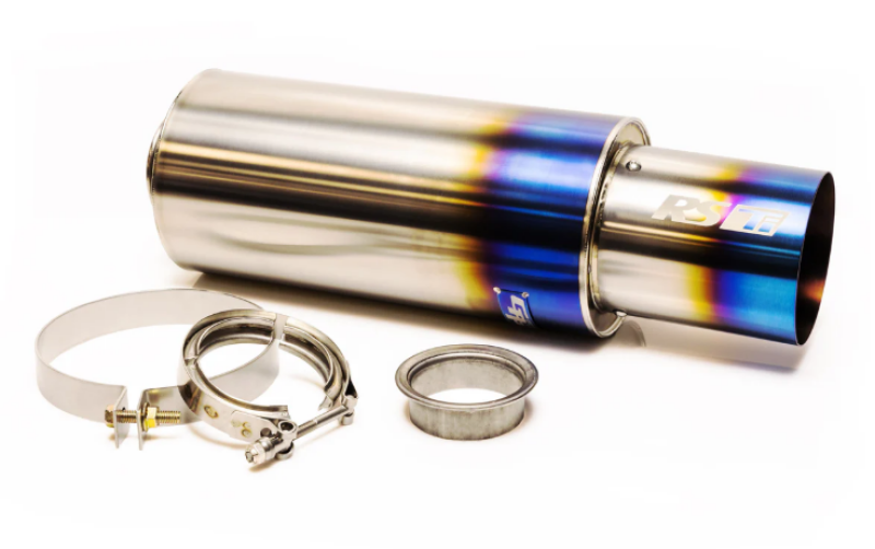 GReddy Universal 2.5in 3-Bolt Tip Revolution Ti Mufller