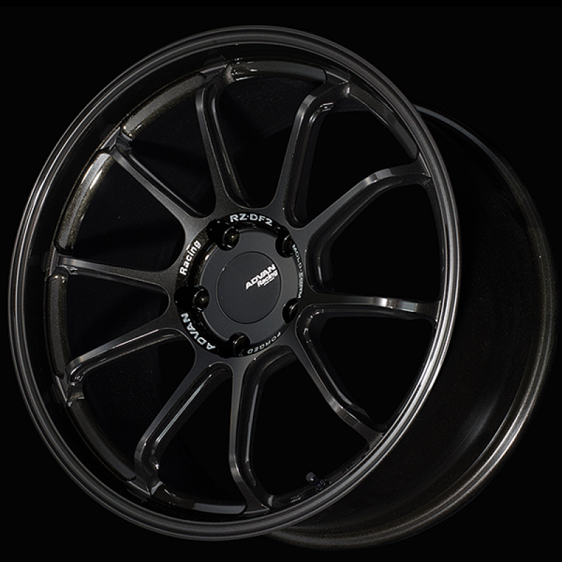 Advan RZ-DF2 for Porsche 20x10.0 / +40 Offset / 5-130 / 71.6mm Bore / Racing Titanium Black
