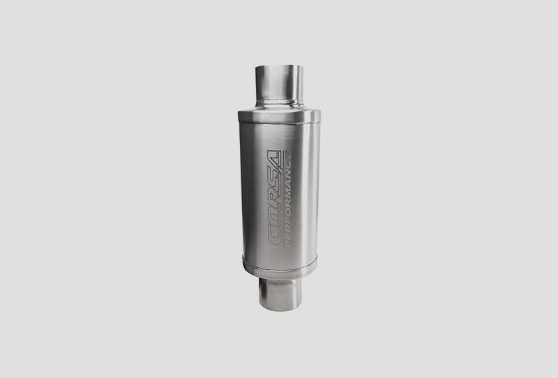 Corsa 304 Stainless Steel 3in I.D. Pro Series Packed Resonator (Weld In) (6-8DB) - Brushed