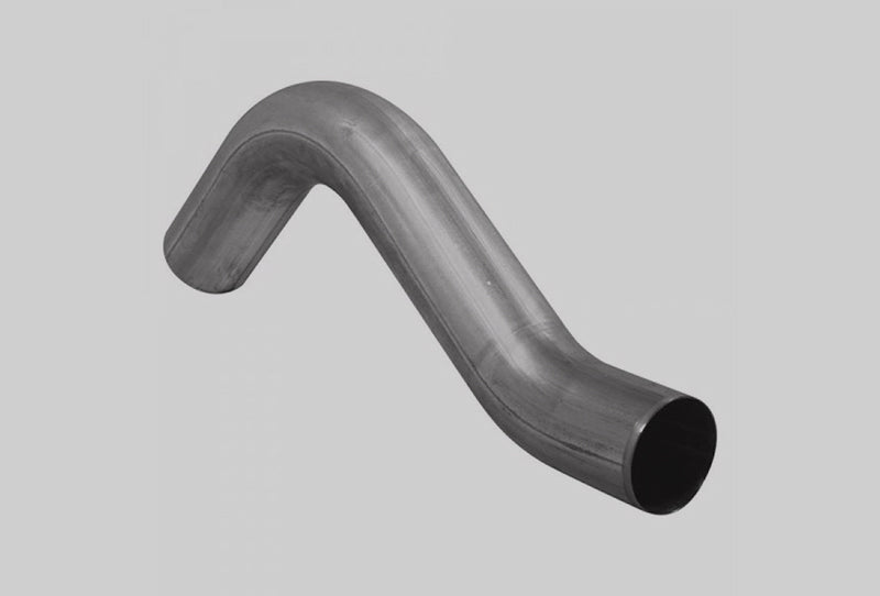 Diamond Eye RESONATOR PIPE 4in QUIET-TONE SS: 01-07.5 CHEVY 6.6L 2500/3500