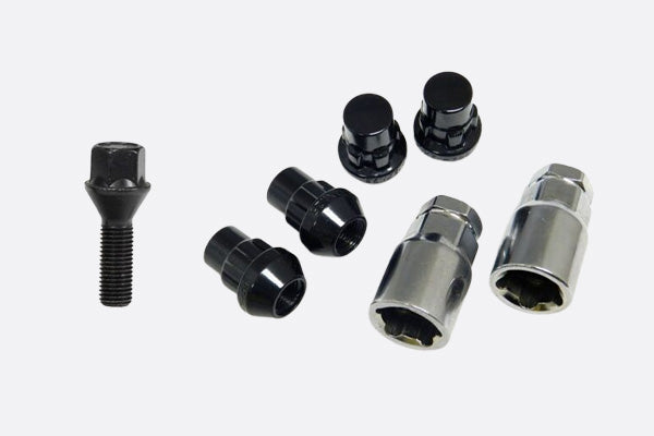 Eibach Wheel Bolt M12 X 1.5 X 35mm X 17mm Hex Taper-Seat Black Finish