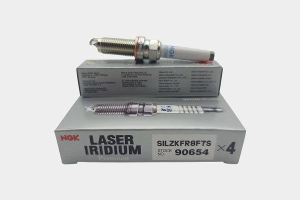 NGK Laser Iridium Spark Plug Box of 4 (SILZKFR8F7S)