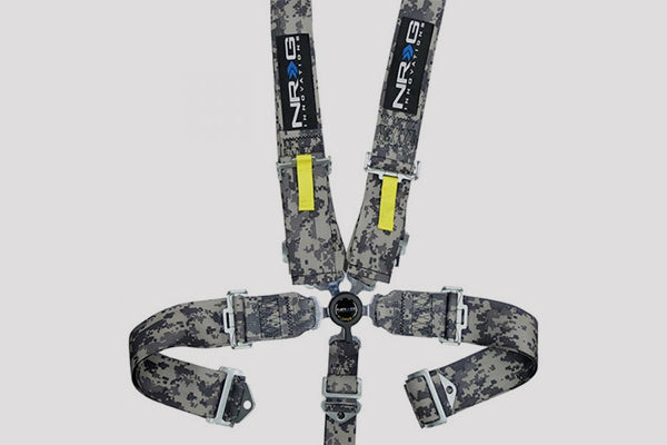 NRG SFI 16.1 5PT 3in. Seat Belt Harness / Latch Link - Digital Camo