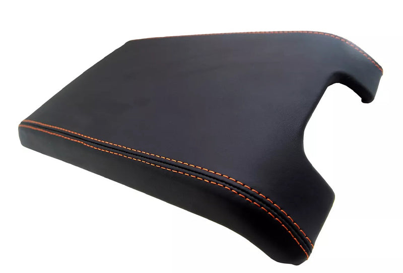 PRP 10-14 Ford Raptor Center Console Cover - Black with Red Stitch