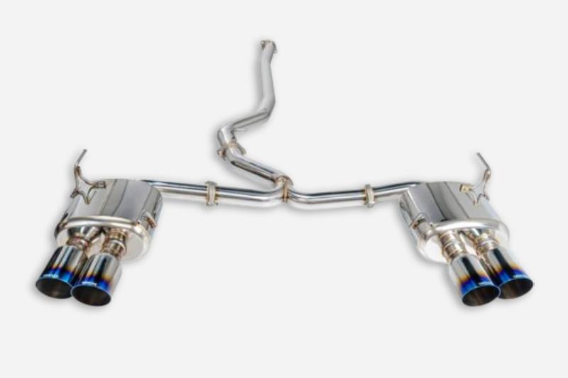 Remark 15-21 Subaru WRX/STI (VA) Cat-Back Dual Exhaust - R1-Spec Burnt Stainless (Resonated)