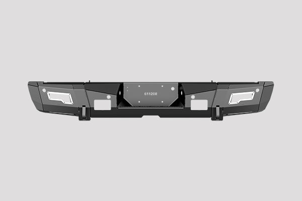 Road Armor 11-16 Ford F-250 iD Rear Bumper w/Center Section/Shackle/End Pods/iD/Accents - Raw