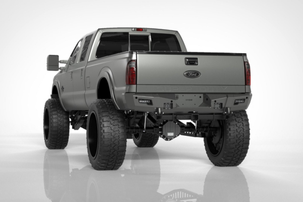 Road Armor 11-16 Ford F-250 iDentity Rear Bumper w/Shackle End Pods/Ring/Accent Lights