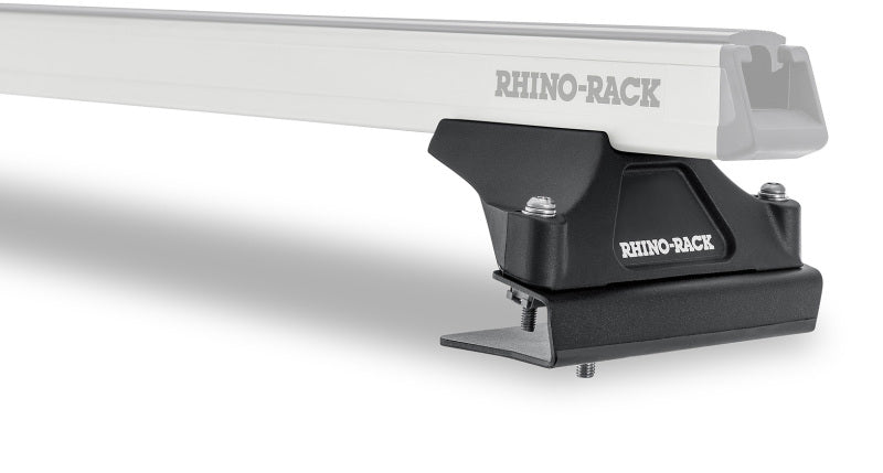 Rhino-Rack 14-21 Ford Transit 2 Door Wagon Heavy Duty RLTP 2 Bar Roof Rack - Black