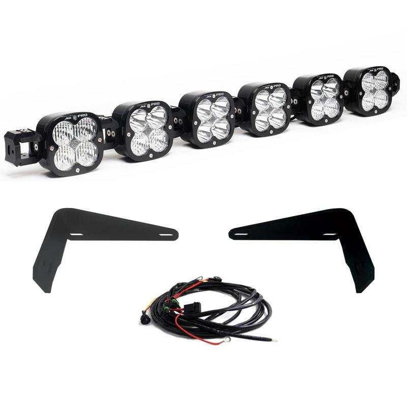 Baja Designs 2021+ Ford Bronco Steel Bumper 6 XL PRo Linkable Kit