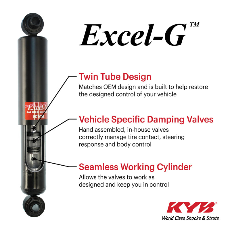 KYB 14-20 FIAT 500L Excel-G Gas Shock - Rear