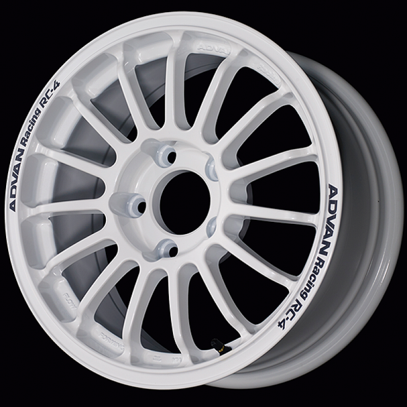 Advan RC-4 15x6.5 / +35 Offset / 5-114.3 / 73mm Bore / Rally White