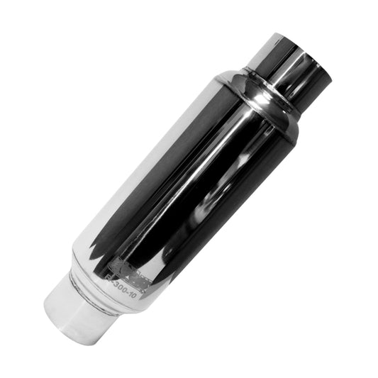 Kooks Universal 3in Round Muffler 10in Long. Pol SS (Stafford Spec Muffler) Kooks Universal 3in Round Muffler 10in Long. Pol SS (Stafford Spec Muffler)