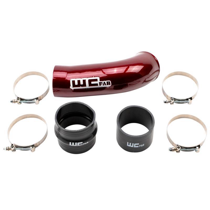 Wehrli 2020+ Chevrolet 6.6L L5P Duramax 4in Intake Pipe (Use w/OEM Air Box) - Bengal Silver