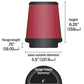 K&N Filter Universal Air Filter Golf VII GTI 3-15/16in FLG / 5-15/32in OD / 7in H