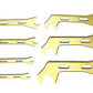 GReddy Angled AN Wrenches - Gold Anodized