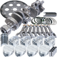 Eagle Chevy 350 1Pc 3.750in Crank 5.700in I-Beam Rods -10cc 4.000in Pistons Balanced Assembly