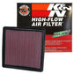 K&N 09-13 Ford F150 / 08-13 F250/F350/450/550 SD / 10-13 F150 SVT Raptor Drop In Air Filter