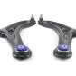 SuperPro 2011-2019 Ford Fiesta S Front Lower Control Arm Set w/ Bushings (+Caster)