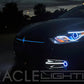 Oracle 13-16 Dodge Dart Surface Mount LED Projector Fog Light Halo Kit - Red