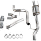 AWE 21-25 Ford F150 (14th Gen Reg Cab) Cat-Back Exhaust - 4.5in Dual Side Exit Chrome Tips