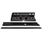 Autometer Designer Black Direct Fit Dash Kit 1966 Chevy Chevelle (2 x 3-3/8in. / 4 x 2-1/16in.)
