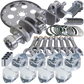 Eagle Chevy 350 1Pc 3.750in Crank 5.700in I-Beam Rods 4.030in Pistons 168 Tooth FP Balanced Assembly