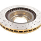 DBA 2012 Toyota 4Runner/11-12 FJ Cruiser Front Drilled and Slotted 4000 Series Rotor