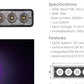 Oracle 9.5" 48W Angled LED Scene Light - 5,700K