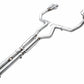 AWE 2024 Ford Mustang GT Fastback S650 RWD Track Edition Catback Exhaust w/ Quad Chrome Silver Tips