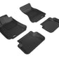 3D MAXpider 2009-2016 Audi A4/S4/RS4 Kagu 1st & 2nd Row Floormats - Black