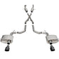 Corsa 18-22 Dodge Durango SRT 392 Cat-Back 2.75in Dual Rear Exit Sport 4.5in Black PVD Tips
