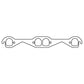 Cometic Chevy Gen1 Small Block V8 .060in HTS Exhaust Mani Gskt Set-1.710in x 1.550in Brodix D Ports