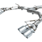 AWE Tuning 19-23 Audi C8 S6/S7 2.9T V6 AWD Track Edition Exhaust - Chrome Silver Tips