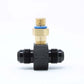 Aeromotive VaporWorx Gauge Setting Fitting Adapter - (1) AN-06 Male-Male Union & 1/8in NPT Port