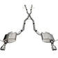 Corsa 11-21 Jeep Grand Cherokee Xtreme 2.5in Cat-Back Dual Rear Exit w/ Single 4.5in Polished Tips