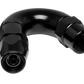 Vibrant -3AN 150 Degree High Flow Hose End Fitting for PTFE Lined Hose