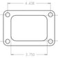 Cometic Garrett T6 .010in Rubber Coated Stainless Turbo Inlet Flange Gasket