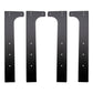 Wehrli Modular Steel Work Bench Leg Kit, 34in. Tall x .120in. Thick, Blueberry Frost