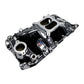 Edelbrock RPM Air-Gap Intake Manifold for Big-Block Chevy Oval Port - Black Plasma Finish