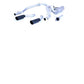 Gibson 25+ Dodge Ram 3.0L Crew Cab Std Bed Cat-Back Dual Sport Exhaust - Black Ceramic Tips