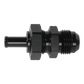DeatschWerks 10AN Male Flare Bulkhead to 3/8in Hose Barb Straight