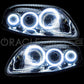 Oracle 93-98 Toyota Supra LED Headlight Halo Kit - Red