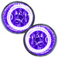 Oracle Lighting 04-15 Nissan Titan Pre-Assembled LED Halo Fog Lights -UV/Purple