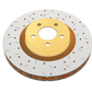 DBA 07-18 Jeep Wrangler (302mm Front Rotor) Front 4000 Series Cross Drilled Rotor w/Blk Hat