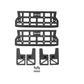DV8 Offroad 2018-2025 Jeep Wrangler JL JLU Gladiator JT DV8 Offroad Seat Back Molle Pockets