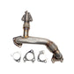 Wehrli 11-16 Duramax LML Stainless 2in Up Pipe Kit w/ Gaskets (Passenger Side)